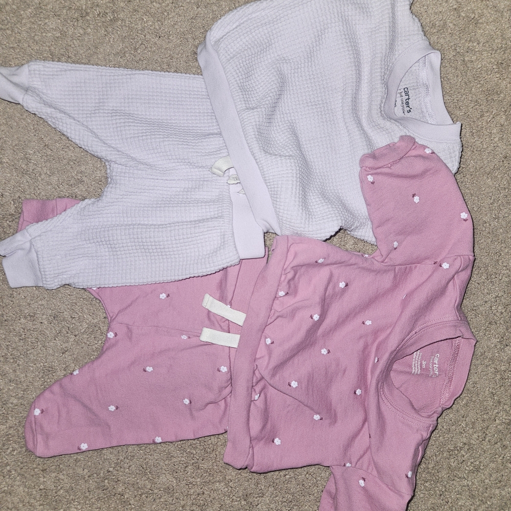 Carter's Purple And Pink Matching Set